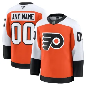 Fanatics Philadelphia Flyers Personalisiert 24/25 Home Premium Trikot - Herren (Orange)