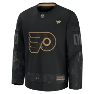 Fanatics Philadelphia Flyers Personalisiert 24/25 Military Appreciation Practice Trikot - Herren (Schwarz)