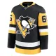 Fanatics Pittsburgh Penguins Erik Karlsson 24/25 Home Premium Trikot - Herren (Schwarz)
