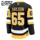Fanatics Pittsburgh Penguins Erik Karlsson 24/25 Home Premium Trikot - Kinder (Schwarz)