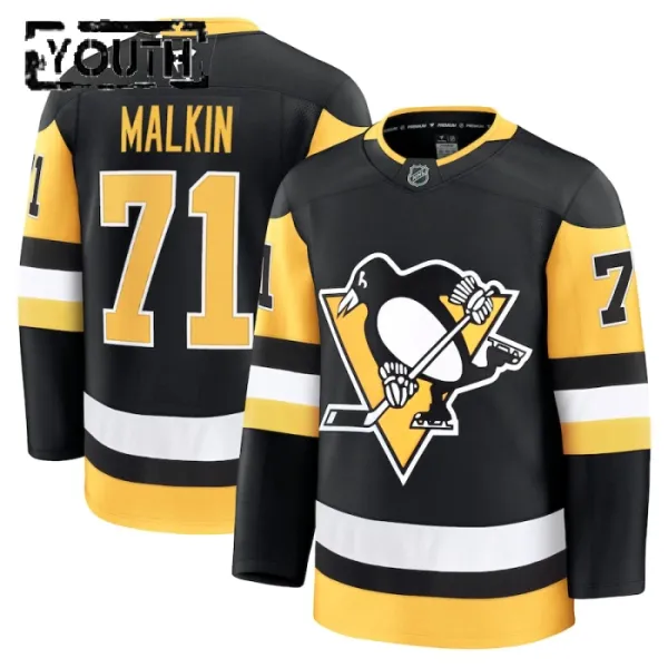Fanatics Pittsburgh Penguins Evgeni Malkin 24/25 Home Premium Trikot - Kinder (Schwarz) Fanatics Pittsburgh Penguins Evgeni Malkin 24/25 Home Premium Trikot - Kinder (Schwarz)