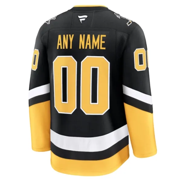 Fanatics Pittsburgh Penguins Personalisiert 24/25 Alternate Premium Trikot - Herren (Schwarz)