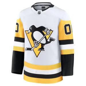 Fanatics Pittsburgh Penguins Personalisiert 24/25 Away Premium Trikot - Herren (Weiss)