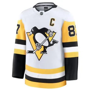 Fanatics Pittsburgh Penguins Sidney Crosby 24/25 Away Premium Trikot - Herren (Weiss)
