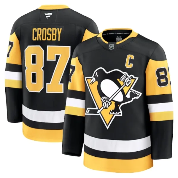 Fanatics Pittsburgh Penguins Sidney Crosby 24/25 Home Premium Trikot - Herren (Schwarz) Fanatics Pittsburgh Penguins Sidney Crosby 24/25 Home Premium Trikot - Herren (Schwarz)