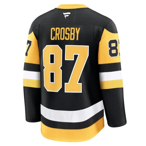 Fanatics Pittsburgh Penguins Sidney Crosby 24/25 Home Premium Trikot - Herren (Schwarz)