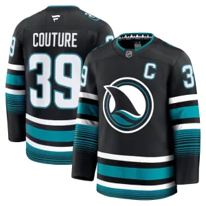 Fanatics San Jose Sharks Logan Couture 24/25 Alternate Premium Trikot - Herren (Schwarz)