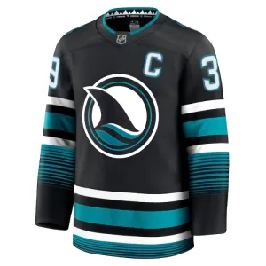 Fanatics San Jose Sharks Logan Couture 24/25 Alternate Premium Trikot - Herren (Schwarz)
