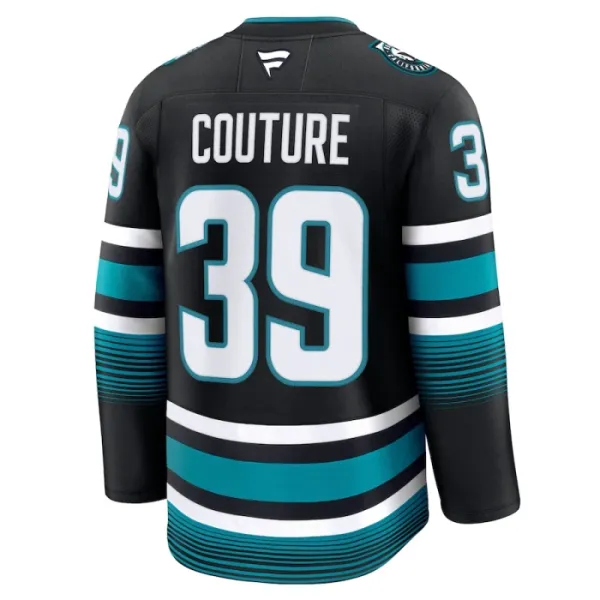 Fanatics San Jose Sharks Logan Couture 24/25 Alternate Premium Trikot - Herren (Schwarz)