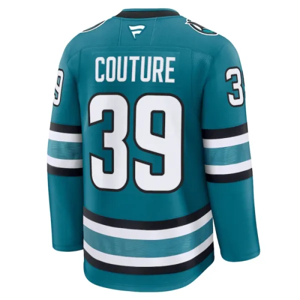 Fanatics San Jose Sharks Logan Couture 24/25 Home Premium Trikot - Herren (Teal)