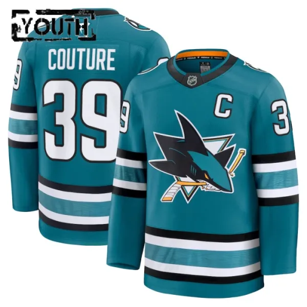 Fanatics San Jose Sharks Logan Couture 24/25 Home Premium Trikot - Kinder (Teal) Fanatics San Jose Sharks Logan Couture 24/25 Home Premium Trikot - Kinder (Teal)