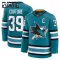 Fanatics San Jose Sharks Logan Couture 24/25 Home Premium Trikot - Kinder (Teal)