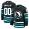 Fanatics San Jose Sharks Personalisiert 24/25 Alternate Premium Trikot - Herren (Schwarz)