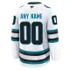 Fanatics San Jose Sharks Personalisiert 24/25 Away Premium Trikot - Herren (Weiss)