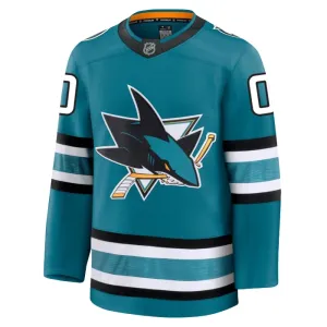 Fanatics San Jose Sharks Personalisiert 24/25 Home Premium Trikot - Herren (Teal)