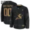 Fanatics San Jose Sharks Personalisiert 24/25 Military Appreciation Practice Trikot - Kinder (Schwarz)