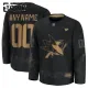 Fanatics San Jose Sharks Personalisiert 24/25 Military Appreciation Practice Trikot - Kinder (Schwarz) Fanatics San Jose Sharks Personalisiert 24/25 Military Appreciation Practice Trikot - Kinder (Schwarz)