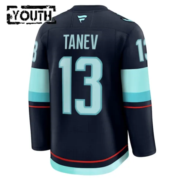 Fanatics Seattle Kraken Brandon Tanev 24/25 Home Premium Trikot - Kinder (Navy)
