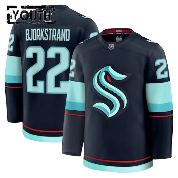 Fanatics Seattle Kraken Oliver Bjorkstrand 24/25 Home Premium Trikot - Kinder (Navy) Fanatics Seattle Kraken Oliver Bjorkstrand 24/25 Home Premium Trikot - Kinder (Navy)
