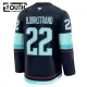 Fanatics Seattle Kraken Oliver Bjorkstrand 24/25 Home Premium Trikot - Kinder (Navy)