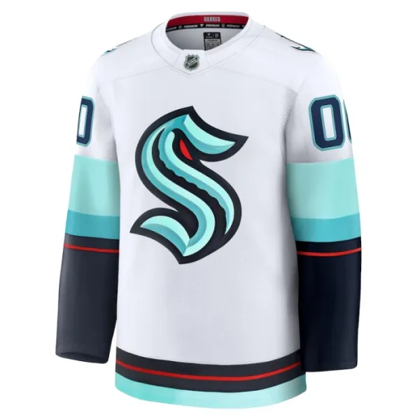 Fanatics Seattle Kraken Personalisiert 24/25 Away Premium Trikot - Herren (Weiss)