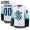 Fanatics Seattle Kraken Personalisiert 24/25 Away Premium Trikot - Kinder (Weiss)