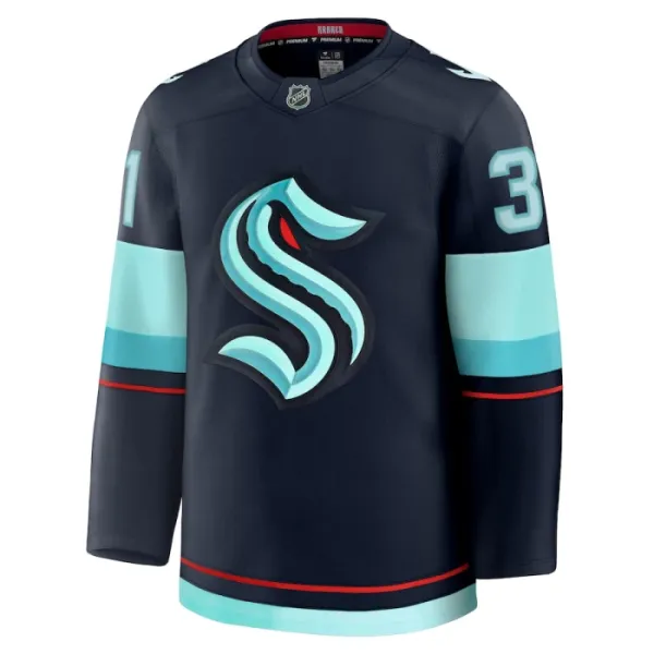 Fanatics Seattle Kraken Philipp Grubauer 24/25 Home Premium Trikot - Herren (Navy)