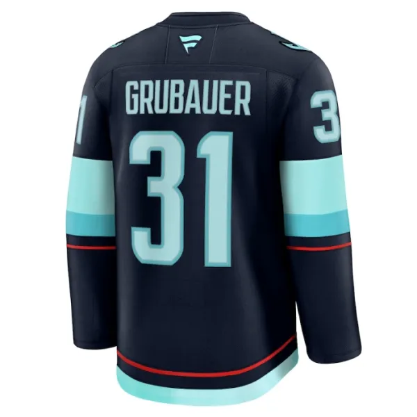 Fanatics Seattle Kraken Philipp Grubauer 24/25 Home Premium Trikot - Herren (Navy)