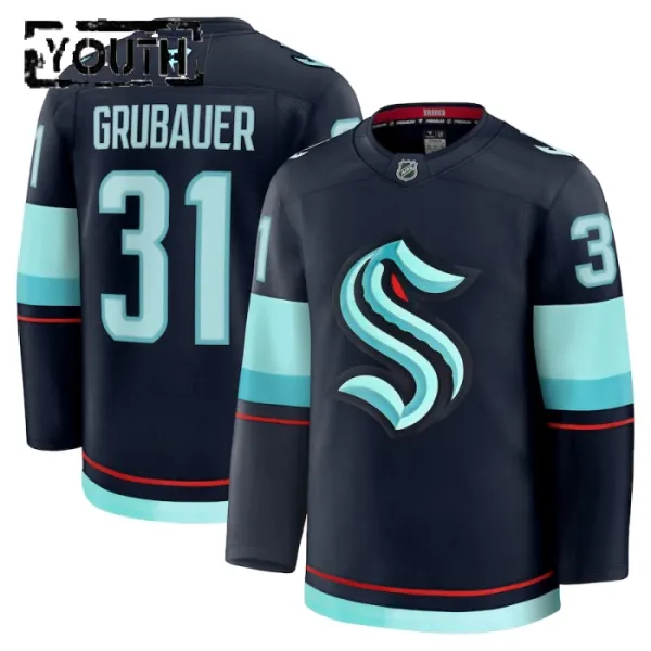 Fanatics Seattle Kraken Philipp Grubauer 24/25 Home Premium Trikot - Kinder (Navy) Fanatics Seattle Kraken Philipp Grubauer 24/25 Home Premium Trikot - Kinder (Navy)