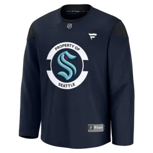 Fanatics Seattle Kraken Team Personalisiert 24/25 Practice Trikot - Herren (Navy)