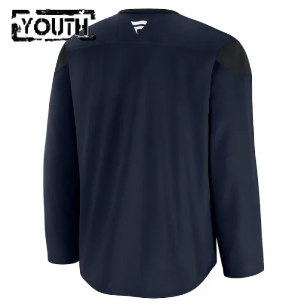 Fanatics Seattle Kraken Team Personalisiert 24/25 Practice Trikot - Kinder (Navy)