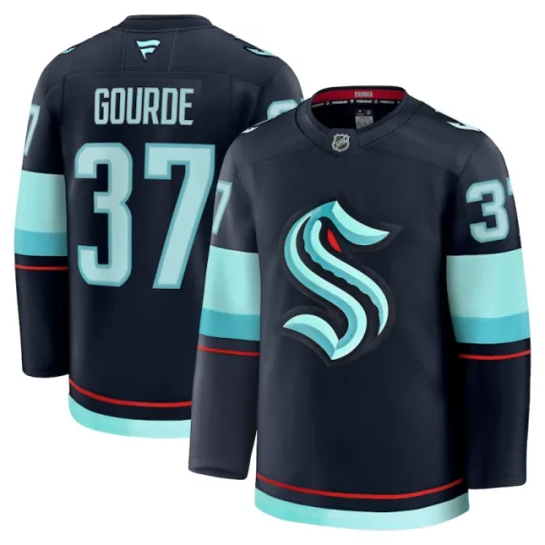Fanatics Seattle Kraken Yanni Gourde 24/25 Home Premium Trikot - Herren (Navy) Fanatics Seattle Kraken Yanni Gourde 24/25 Home Premium Trikot - Herren (Navy)