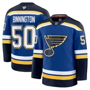 Fanatics St. Louis Blues Jordan Binnington 24/25 Home Premium Trikot - Herren (Blau)