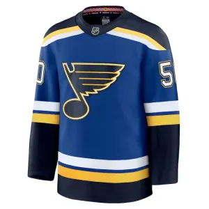Fanatics St. Louis Blues Jordan Binnington 24/25 Home Premium Trikot - Herren (Blau)