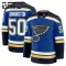 Fanatics St. Louis Blues Jordan Binnington 24/25 Home Premium Trikot - Kinder (Blau)