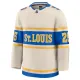 Fanatics St. Louis Blues Jordan Kyrou 24/25 Premium Winter Classic Trikot - Herren (Weiss)