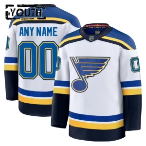 Fanatics St. Louis Blues Personalisiert 24/25 Away Premium Trikot - Kinder (Weiss) Fanatics St. Louis Blues Personalisiert 24/25 Away Premium Trikot - Kinder (Weiss)
