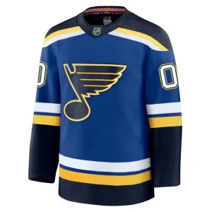 Fanatics St. Louis Blues Personalisiert 24/25 Home Premium Trikot - Herren (Blau)