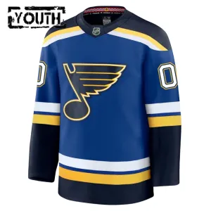 Fanatics St. Louis Blues Personalisiert 24/25 Home Premium Trikot - Kinder (Blau)