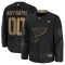 Fanatics St. Louis Blues Personalisiert 24/25 Military Appreciation Practice Trikot - Herren (Schwarz)