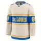 Fanatics St. Louis Blues Personalisiert 24/25 Premium Winter Classic Trikot - Herren (Weiss)