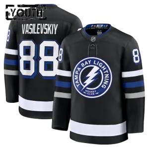 Fanatics Tampa Bay Lightning Andrei Vasilevskiy 24/25 Alternate Premium Trikot - Kinder (Schwarz)