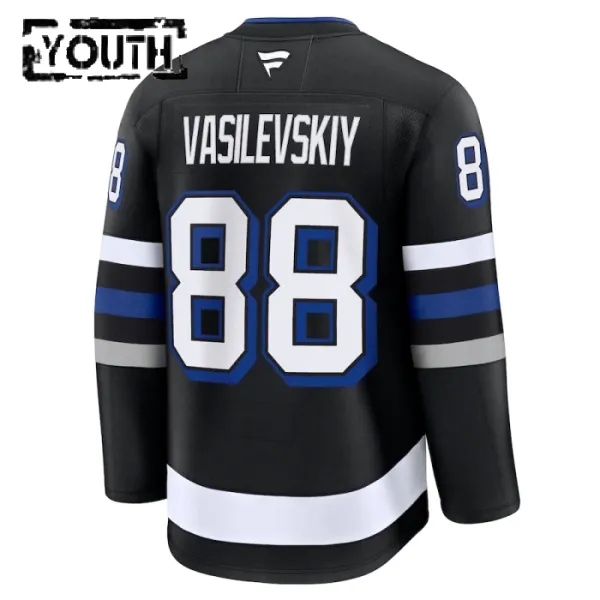 Fanatics Tampa Bay Lightning Andrei Vasilevskiy 24/25 Alternate Premium Trikot - Kinder (Schwarz)