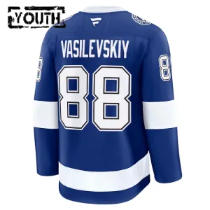 Fanatics Tampa Bay Lightning Andrei Vasilevskiy 24/25 Home Premium Trikot - Kinder (Blau)