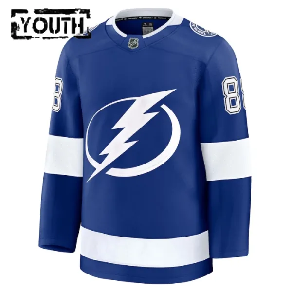 Fanatics Tampa Bay Lightning Andrei Vasilevskiy 24/25 Home Premium Trikot - Kinder (Blau)