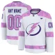 Fanatics Tampa Bay Lightning Hockey Fights Cancer Personalisiert 24/25 Practice Trikot - Herren (Weiss) Fanatics Tampa Bay Lightning Hockey Fights Cancer Personalisiert 24/25 Practice Trikot - Herren (Weiss)