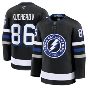 Fanatics Tampa Bay Lightning Nikita Kucherov 24/25 Alternate Premium Trikot - Herren (Schwarz)