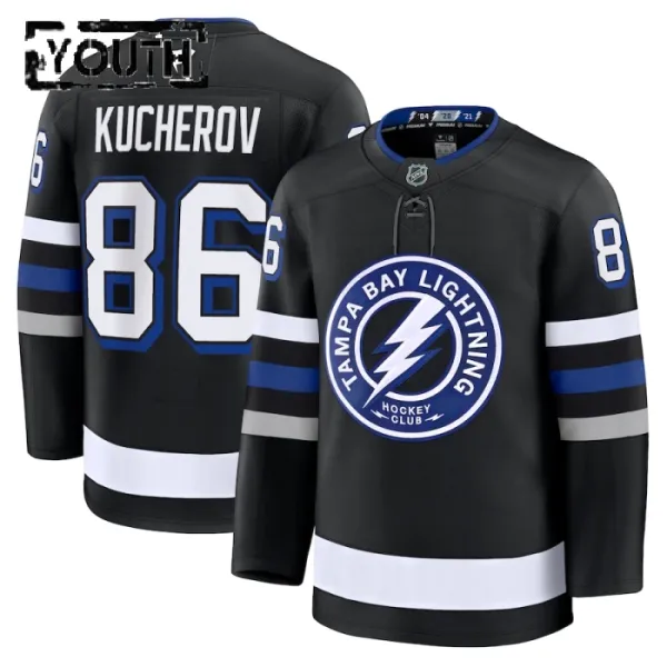 Fanatics Tampa Bay Lightning Nikita Kucherov 24/25 Alternate Premium Trikot - Kinder (Schwarz) Fanatics Tampa Bay Lightning Nikita Kucherov 24/25 Alternate Premium Trikot - Kinder (Schwarz)