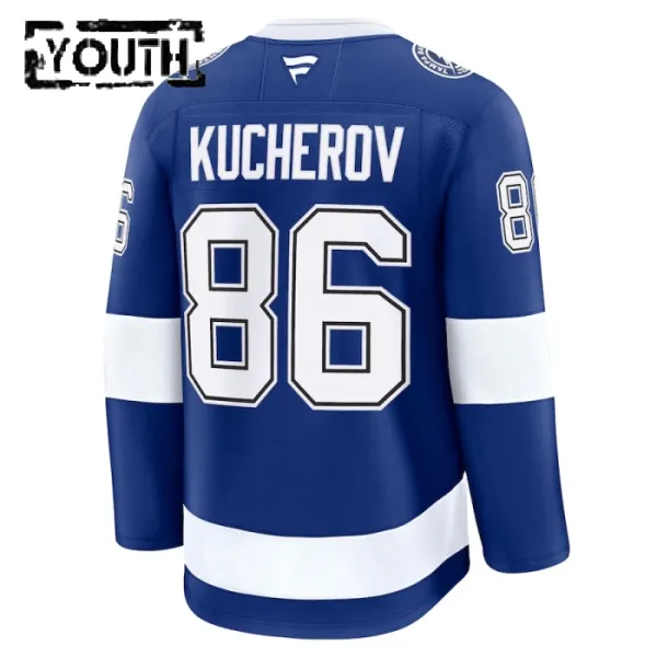 Fanatics Tampa Bay Lightning Nikita Kucherov 24/25 Home Premium Trikot - Kinder (Blau)