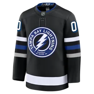 Fanatics Tampa Bay Lightning Personalisiert 24/25 Alternate Premium Trikot - Herren (Schwarz)